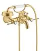 AXOR-HG-AXOR-Montreux-2-Griff-Wannenarmatur-Aufputz-mit-Hebelgriffen-Brushed-Gold-Optic-16551250 gallery number 1